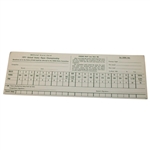 1971 US Open at Merion Golf Club  Official Scorecard