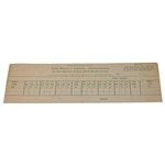 1949 US Womens Amateur at Merion Golf Club Scorecard