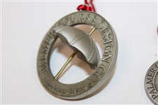 Two (2) Arnold Palmer Course Design Employee Christmas Ornaments