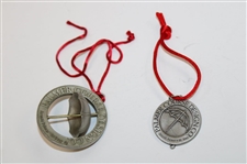 Two (2) Arnold Palmer Course Design Employee Christmas Ornaments