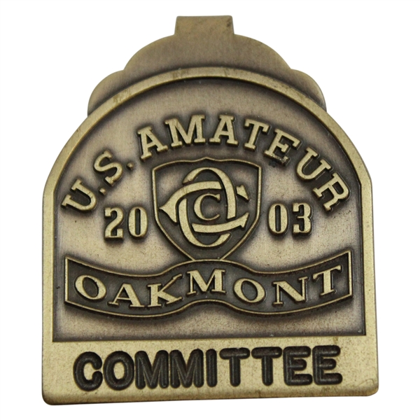 2003 US Amateur Oakmont Country Club Committee Money Clip