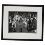Palmer & Nicklaus Signed 1964 Masters Green Jacket Ceremony Photo JSA #XX50975