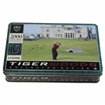 2000 Tiger Woods Nike Commemorative Open Champion Dozen Ball Tin Box Set