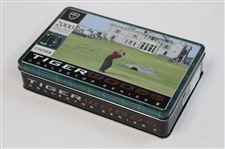 2000 Tiger Woods Nike Commemorative Open Champion Dozen Ball Tin Box Set
