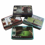 Tiger Woods Nike 'Tiger Slam' Dozen Balls in Tin Collector's Boxes - Set of 4