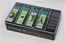 Tiger Woods Nike 'Tiger Slam' Dozen Balls in Tin Collector's Boxes - Set of 4