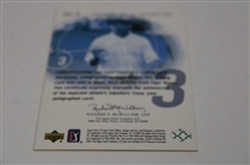 Tiger Woods Signed 2002 UD 'Course of a Champion' CC-3 Golf Card JSA ALOA