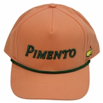 Masters Tournament Orange Pimento Embroidered Rope Hat