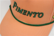 Masters Tournament Orange Pimento Embroidered Rope Hat