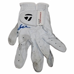 Stewart Cink Signed & Used Tour Preferred Golf Glove JSA ALOA