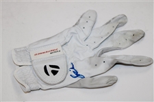 Stewart Cink Signed & Used Tour Preferred Golf Glove JSA ALOA