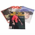 Four (4) Early Tiger Woods Covered Magazines Unread