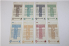 Eight (8) Unused 1995 Us Open Tickets In Original Envelope - Tiger Woods Debut