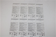 Eight (8) Unused 1995 Us Open Tickets In Original Envelope - Tiger Woods Debut