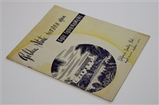 1946 Golden State Open Program With Pairing Sheet - Ben Hogan Win