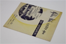 1946 Golden State Open Program With Pairing Sheet - Ben Hogan Win