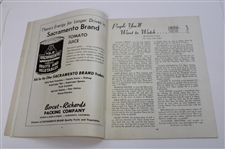 1946 Golden State Open Program With Pairing Sheet - Ben Hogan Win