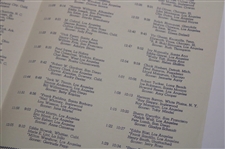 1946 Golden State Open Program With Pairing Sheet - Ben Hogan Win