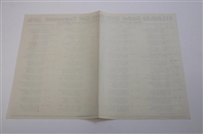 1946 Golden State Open Program With Pairing Sheet - Ben Hogan Win