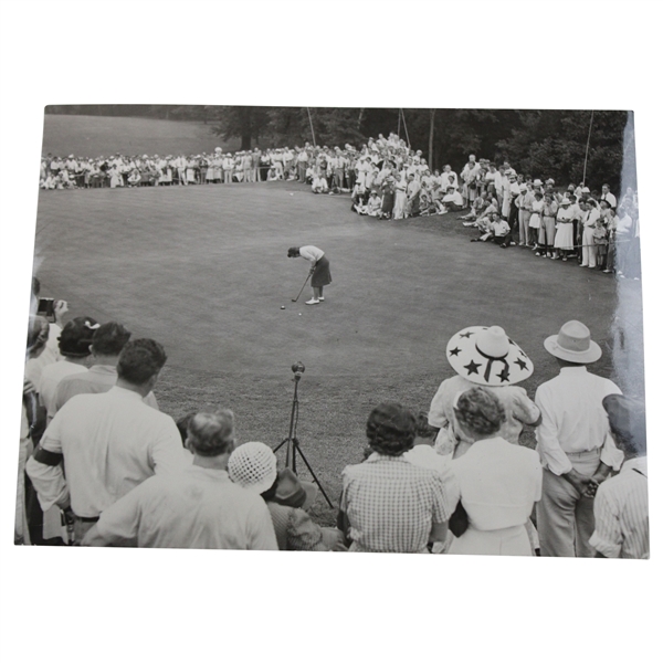 Betty Jameson Putting In Final Round Of Womens Amateur Championship Original Photo