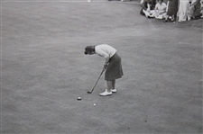 Betty Jameson Putting In Final Round Of Women's Amateur Championship Original Photo