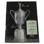 Ben Hogan Signed 1953 US Open Program JSA ALOA