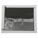 Original Negative Of Bobby Jones Swinging With Gene Sarazen To The Side At 1947 Masters From John Anderson