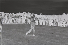 Original Negative Of Bobby Jones Swinging With Gene Sarazen To The Side At 1947 Masters From John Anderson