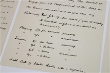 1926 Handwritten Letter To Henry Cotton Dated 1926 Offering Him His First Job - Three Pages
