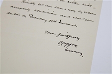 1926 Handwritten Letter To Henry Cotton Dated 1926 Offering Him His First Job - Three Pages
