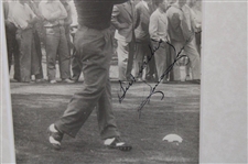 Sam Snead Signed Matted Black And White Photo JSA ALOA
