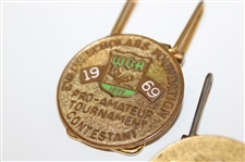 Three (3) Western Open Pro-Am Money Clips From Billy Casper Wins
