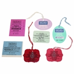 1984, 1991, 1992, 1997-2000 (7) Open Championship Badges - Woods Win