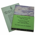 1978 Follow The Open With Tullis Russell - Jack Nicklaus Win