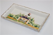 Augusta National Clubhouse Hand Painted Ceramic Masters Dish in Box - Made in Italy 2023
