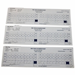 Stewart, Duval, Janzen & Three Others Signed 1998 The Tour Championship Used Scorecards