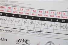 Stewart, Daly, Singh & Three Others Signed 1998 Western/Vancouver/Shark Used Scorecards