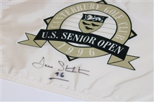 Dave Stockton Signed 1996 US Senior Open Canterbury Golf Club Screen Flag JSA ALOA