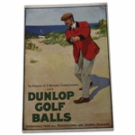 Original Dunlop Golf Balls Advertising Postcard
