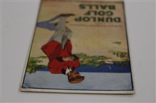 Original Dunlop Golf Balls Advertising Postcard