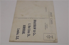 Original Dunlop Golf Balls Advertising Postcard