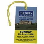 2000 Open Championship At St. Andrews Sunday Ticket - Tiger Slam