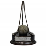 Silvertown 1932 Sterling Silver Hole In One Trophy With Silver King Mesh Golf Ball