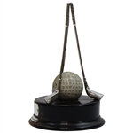 Silvertown 1932 Sterling Silver Hole In One Trophy With Silver King Mesh Golf Ball
