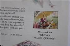 Bromo Quinine Tablets Vintage Golf Theme Ad
