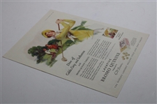 Bromo Quinine Tablets Vintage Golf Theme Ad