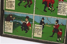 'Rules of Golf' Vintage Print - Framed