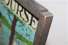 'Rules of Golf' Vintage Print - Framed
