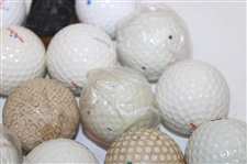 Assorted Vintage Golf Balls Inc. Wilson Julius Boros Signature Sleeve, Daystrom Sleeve & More