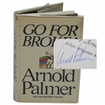 Arnold Palmer Signed 1973 First Edition Go For Broke JSA ALOA